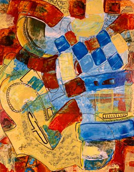 Port of Call painted by Mary Laucks